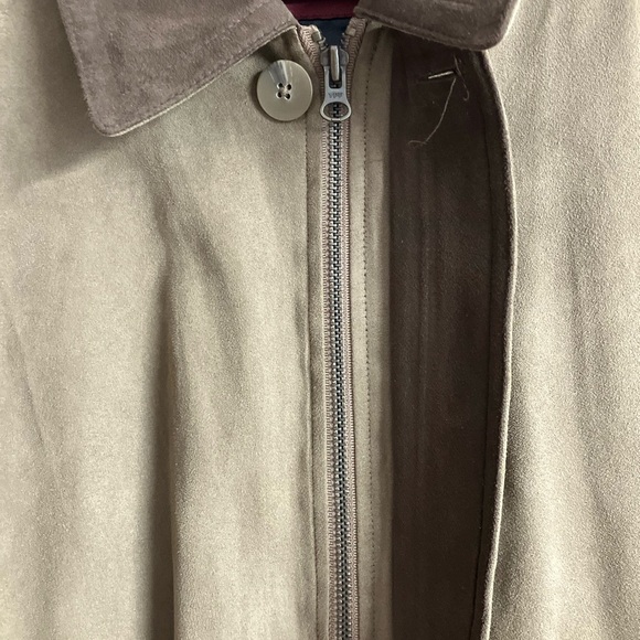 Covington Men’s Jacket, XL, Brown, Full Front Zipper, Lined, Casual, Mid Length - Picture 6 of 8